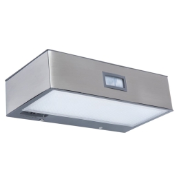 Φωτιστικό Τοίχου Ηλιακό Brick 6908501308 IP44 Led 4000K 4,8x9,5x18cm Silver Lutec