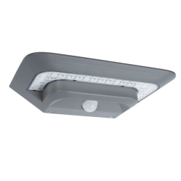 Φωτιστικό Τοίχου Ηλιακό Ghost 6901401337 IP44 Led 4000K 6,4x13,2x24,7cm Silver Grey Lutec