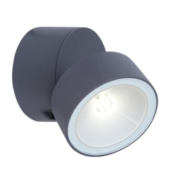 Φωτιστικό Τοίχου Trumpet 5626101125 IP54 Led 4000K 11x8,7x8,5 Charcoal Grey Lutec