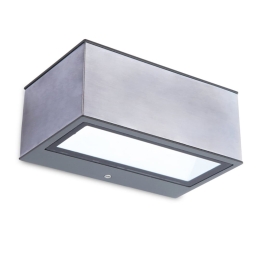 Φωτιστικό Τοίχου Gemini 5189103118 IP54 Led 65x90x143 Stainless Steel Lutec