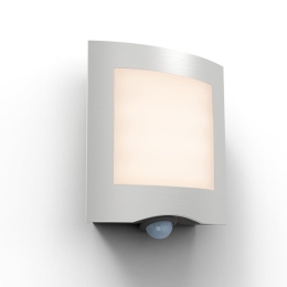 Φωτιστικό Τοίχου Farell 5194802001 IP44 Led 3000K Με Αισθητήρα Κίνησης 6,1x24x21cm Stainless Steel Lutec