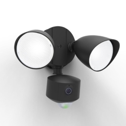 Προβολέας Τοίχου Με Κάμερα Draco 7622220012 IP44 Led 5000K Lutec Connect Με Αισθητήρα Κίνησης 19,1x23,4x16,3cm Black Lutec