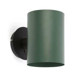 Φωτιστικό Τοίχου - Απλίκα Guadalupe 20031-81 E27 max 15W Black-Green Faro Barcelona