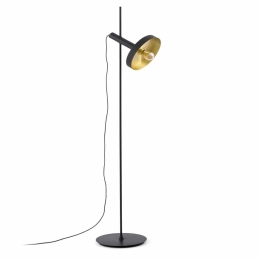 Φωτιστικό Δαπέδου Whizz 20164-95 E27 max 15W Black-Gold Faro Barcelona