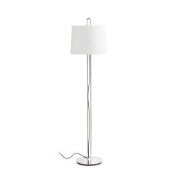Φωτιστικό Δαπέδου Montreal 24037-08 Shiny Chrome - Beige Faro Barcelona