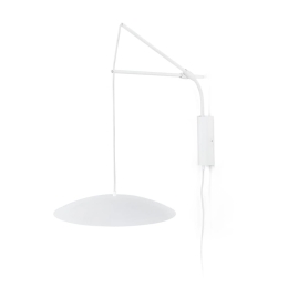 Φωτιστικό Τοίχου Eπεκτεινόμενο Slim 24502 Ø40 LED 20W 3000K 1150Lm White Faro Barcelona