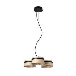 Φωτιστικό Οροφής Κρεμαστό Loop 29397 LED 18W 2700K 1050Lm Black-Ash Tree Faro Barcelona