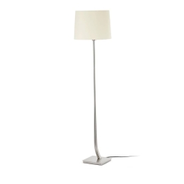 Φωτιστικό Δαπέδου Rem 29686-07 E27 max 15W Nickel -White Faro Barcelona