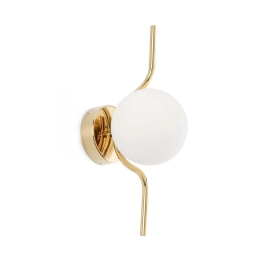 Φωτιστικό Τοίχου Le Vita 29690 LED 6W 2700K 570Lm Gold Faro Barcelona