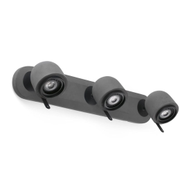 Φωτιστικό Τοίχου - Spot Stone-3 43502 3xGU10 LED max 8W Grey Faro Barcelona