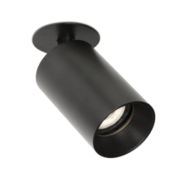 Φωτιστικό Οροφής - Spot Με Χωνευτή Βάση Stan 43753 GU10 max 8W Black Faro Barcelona