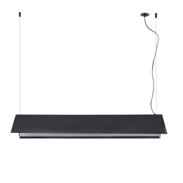 Φωτιστικό Οροφής - Ράγα Με Χωνευτή Βάση Ludovico 115cm LED 30W 2700K 2800Lm Black Faro Barcelona