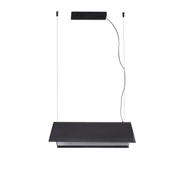 Φωτιστικό Οροφής - Ράγα Ludovico 60cm LED 15W 2700K 1500Lm Black Faro Barcelona