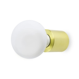Φωτιστικό Τοίχου - Οροφής Ten 62153 E27 max 15W Satin Gold Faro Barcelona