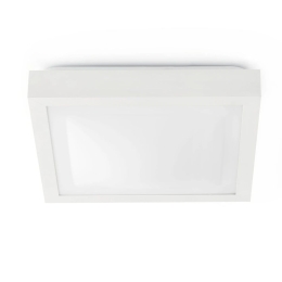 Φωτιστικό Μπάνιου - Πλαφονιέρα Tola-2 62969 2xE27 20W White Faro Barcelona Αλουμίνιο,PC