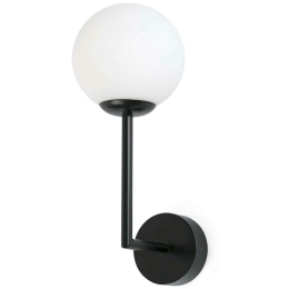 Φωτιστικό Τοίχου Gala 63506 Φ11,5x15x32cm 1xG9 6W Black-White Faro Barcelona