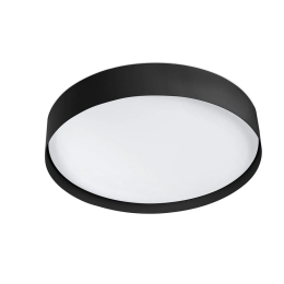 Φωτιστικό Οροφής - Πλαφονιέρα Vuk 64188N LED 40W 2700K 3000Lm Black Faro Barcelona