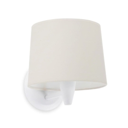 Φωτιστικό Τοίχου - Απλίκα Conga 64306-02 E27 max 15W White-Beige Faro Barcelona