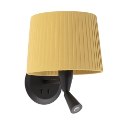 Φωτιστικό Τοίχου - Απλίκα Samba 64309-36 E27 Mε Reader 3W 3000K 280Lm Black-Yellow Faro Barcelona
