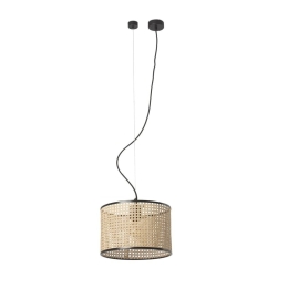 Φωτιστικό Οροφής Κρεμαστό Mambo 64314-48 ø32cm E27 max 15W Black Faro Barcelona