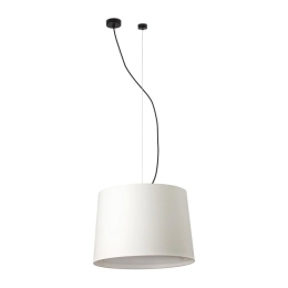 Φωτιστικό Οροφής Κρεμαστό Conga 64314-55 E27 max 15W Black -Beige Faro Barcelona