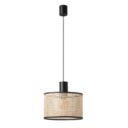 Φωτιστικό Οροφής Κρεμαστό Mambo 64315-48 ø32 E27 max 15W Black Faro Barcelona