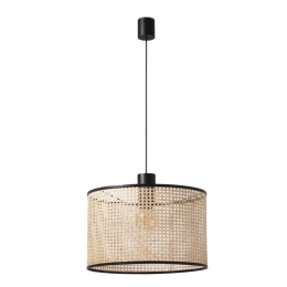 Φωτιστικό Οροφής Κρεμαστό Mambo 64315-49 ø45 E27 max 15W Black Faro Barcelona