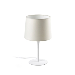 Επιτραπέζιο Φωτιστικό Conga 64316-02 E27 max 15W White-Beige Faro Barcelona