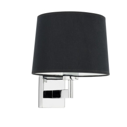 Φωτιστικό Τοίχου - Απλίκα Artis 68491-03 E27 max 15W Chrome - Black Faro Barcelona