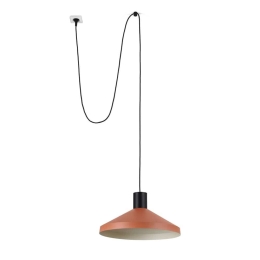 Φωτιστικό Οροφής Κρεμαστό Kombo 68604-68 E27 max 15W ø40 1X E2 Terracotta Faro Barcelona