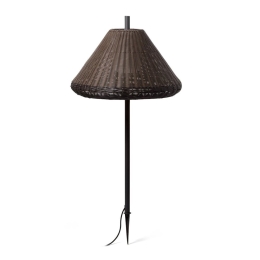 Φωτιστικό Δαπέδου Καρφωτό Saigon Out 71575P-07 W70 1M E27 max 15W Dark Grey-Brown Faro Barcelona