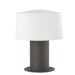 Φωτιστικό Δαπέδου - Φάρος Muffin 74433S-04 E27 max 15W Dark Grey Faro Barcelona