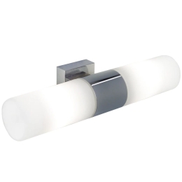 Φωτιστικό Μπάνιου - Τοίχου Tangers Double 17141029 E14 31x6cm Chrome Nordlux Μέταλλο,Γυαλί