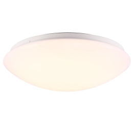 Φωτιστικό Οροφής - Πλαφονιέρα Ask 28 45356001 Led 12W 3000K 1050lm IP44 28x9,5cm White Nordlux Μέταλλο,Πλαστικό