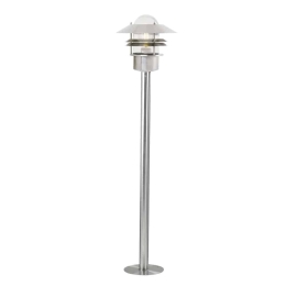 Φωτιστικό Δαπέδου Blokhus Garden 25078034 E27 IP54 92x15x22cm Stainless Steel Nordlux
