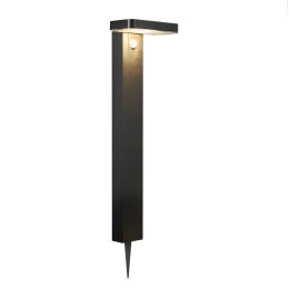 Φωτιστικό Δαπέδου Ηλιακό Rica Square Garden 2118178003 Led 3000K 450lm 76x4cm Black Nordlux