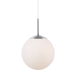 Φωτιστικό Οροφής Κρεμαστό Cafe 20 39563001 E27 15W 20x33cm Opal White Nordlux