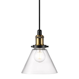 Φωτιστικό Οροφής Κρεμαστό Disa 45823000 E27 60W 18,5x21x5x300cm Transparent Nordlux