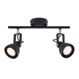 Φωτιστικό Οροφής - Spot Aslak 2 45730103 GU10 35W 32x20cm Black Nordlux