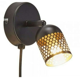 Φωτιστικό Τοίχου Alfred 49831003 8,5x12cm 1xG9 40W Black Nordlux Μέταλλο,Πλαστικό