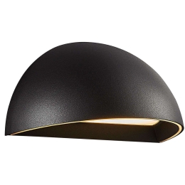 Φωτιστικό Τοίχου Arcus Smart 2019001003 20x10 Dimmable Led 440Lm 9,5W 2700K IP54 Black Nordlux Αλουμίνιο, Πλαστικό