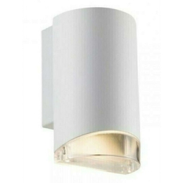 Φωτιστικό Τοίχου Arn Single 45471001 11x17,5cm 1xGU10 28W IP44 White Nordlux Αλουμίνιο, Πλαστικό
