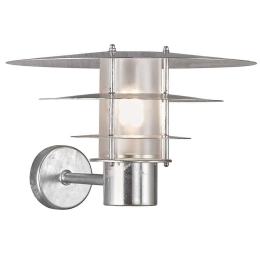 Φωτιστικό Τοίχου Bastia 35 2118051031 38,6x24,3cm 1xE27 20W IP54 Steel Nordlux Μέταλλο,Πλαστικό