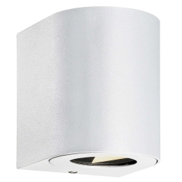 Φωτιστικό Τοίχου Canto 2 49701001 10x8,7x10,4cm Led 500Lm 2x6W 2700K IP44 White Nordlux Αλουμίνιο