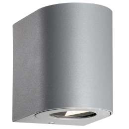Φωτιστικό Τοίχου Canto 2 49701010 10x8,7x10,4cm Led 500Lm 2x6W 2700K IP44 Grey Nordlux Αλουμίνιο