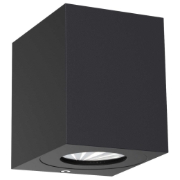 Φωτιστικό Τοίχου Canto Kubi 2 49711003 10x8,7x10,4 Led 500Lm 2x6W 2700K IP44 Black Nordlux Αλουμίνιο