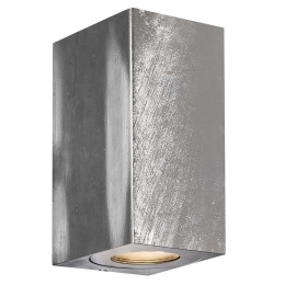 Φωτιστικό Τοίχου Canto Maxi Kubi 2 49731031 10x8,7x17cm 2xGU10 28W IP44 Steel Nordlux Μέταλλο
