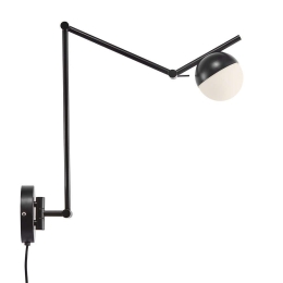 Φωτιστικό Τοίχου - Οροφής Contina 2010971003 73,6x37,2 1xG9 5W Black Nordlux Μέταλλο,Γυαλί