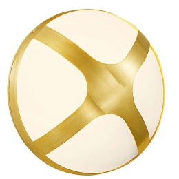 Φωτιστικό Τοίχου Cross 20 2118121035 10,4x20,5cm 1xE14 15W IP54 Brass Nordlux Ορείχαλκος,Πλαστικό