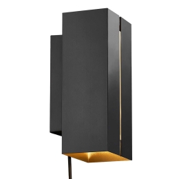 Φωτιστικό Τοίχου Curtiz 2110551003 8,4x18cm Dimmable Led 3-Step 2x4,5W 2700K Black Nordlux Μέταλλο,Αλουμίνιο